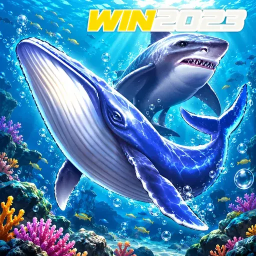 WIN2023 — ilustração de uma baleia no oceano
