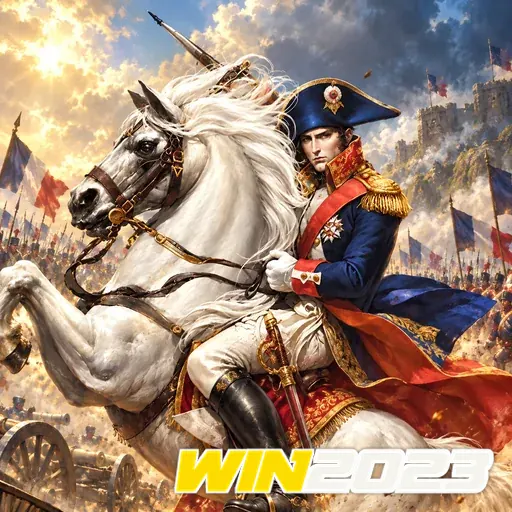 WIN2023 — ilustração de um cavaleiro em um cavalo branco